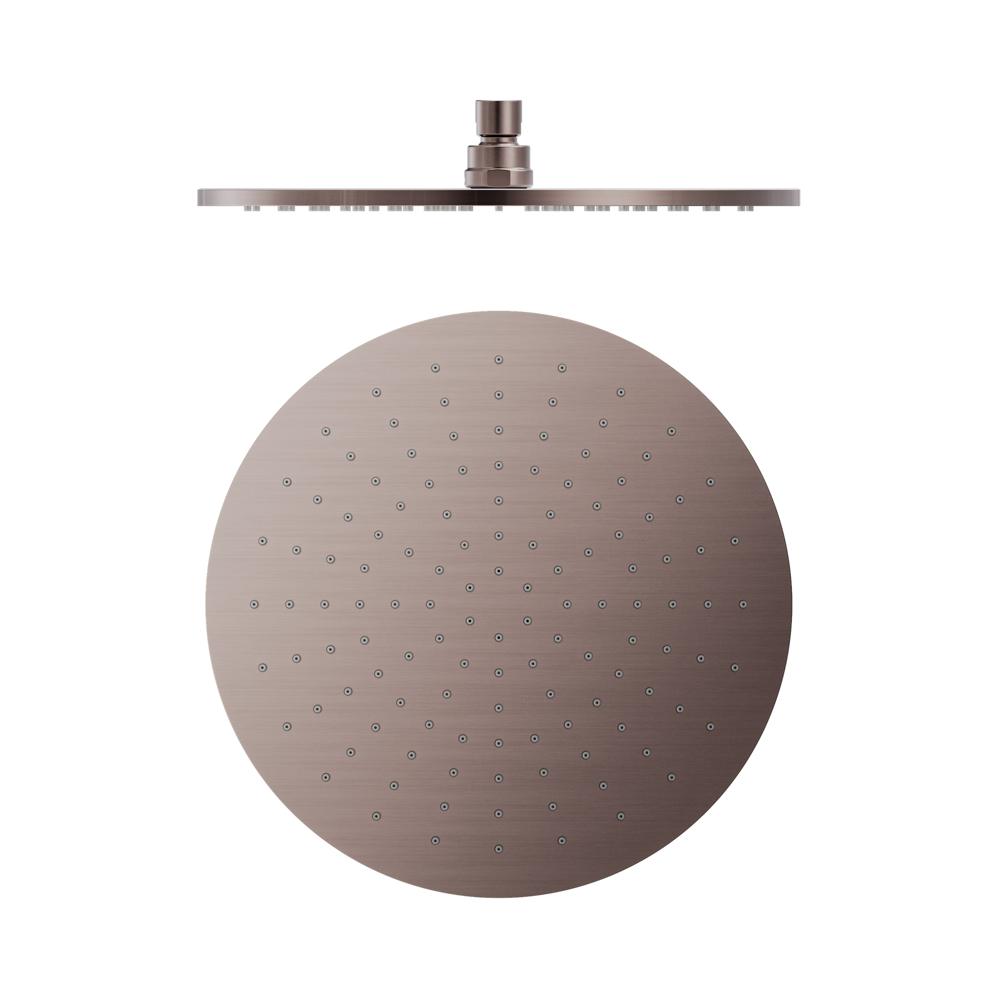 Nero 300mm Round Shower Head, Brushed Bronze