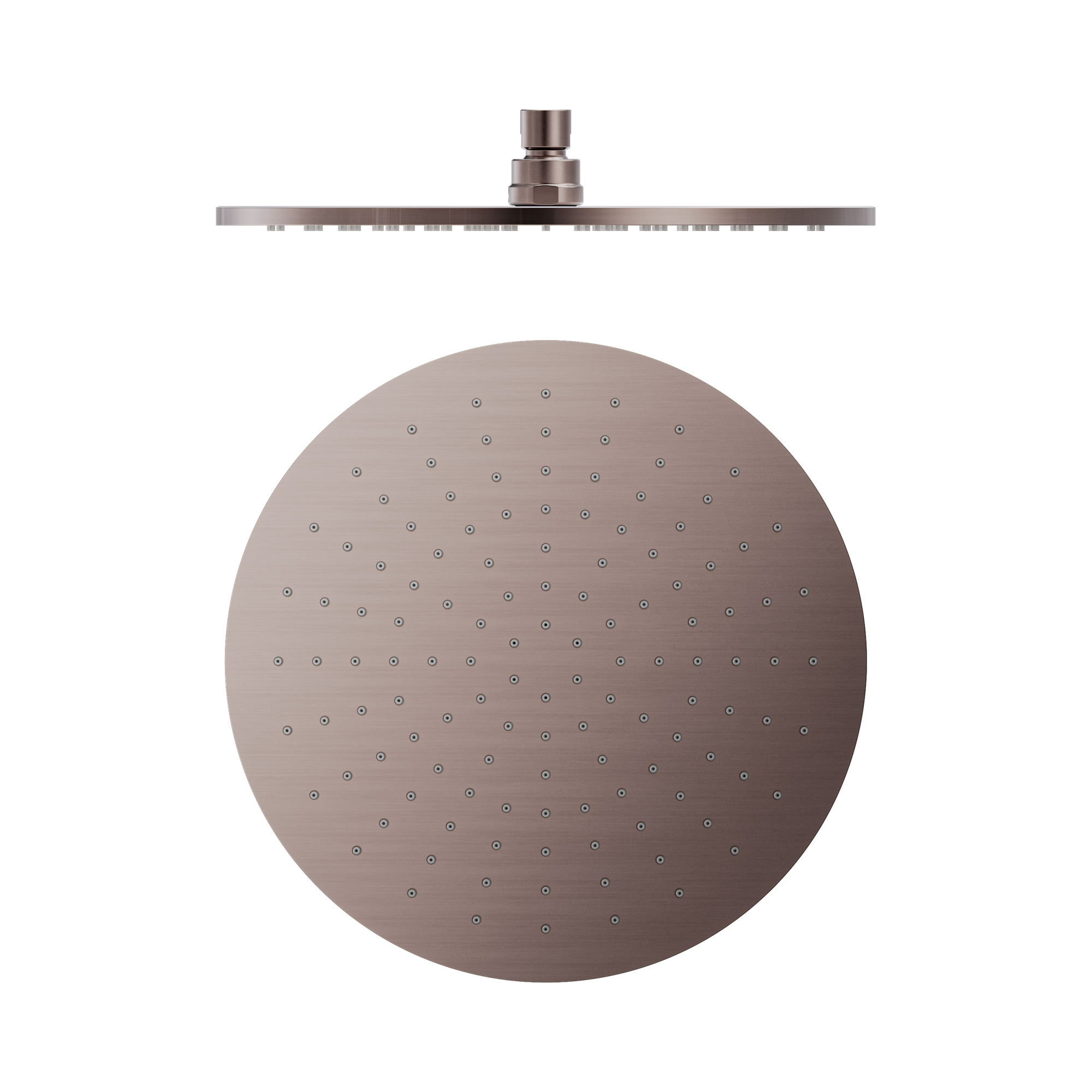 Nero 300mm Round Shower Head, Brushed Bronze