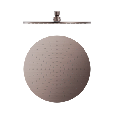 Nero 300mm Round Shower Head, Brushed Bronze