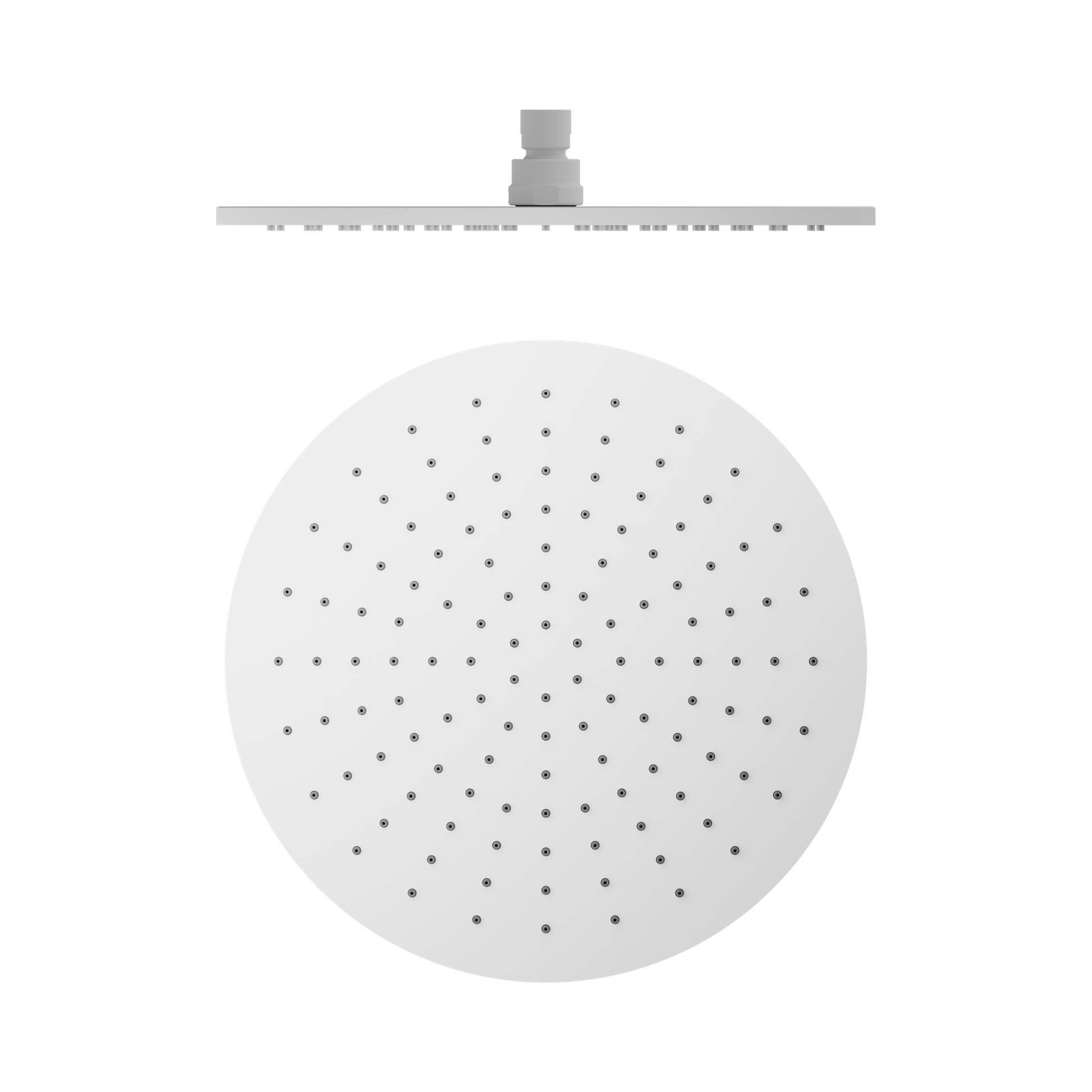 Nero 300mm Round Shower Head, Matte White