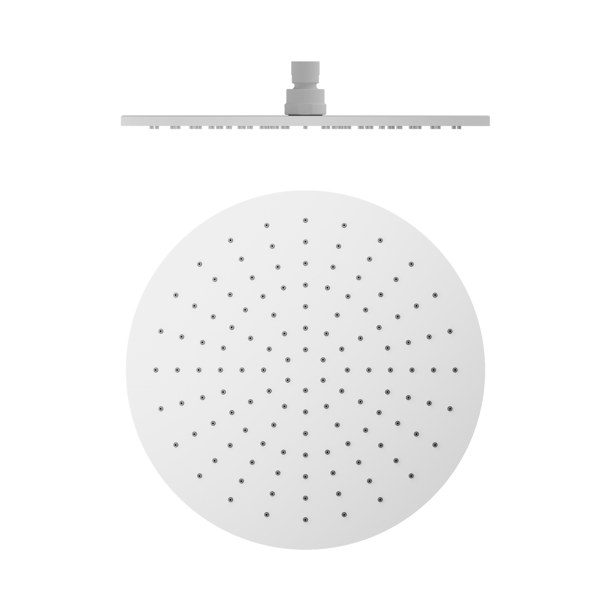 Nero 300mm Round Shower Head, Matte White