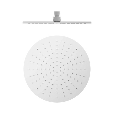 Nero 300mm Round Shower Head, Matte White