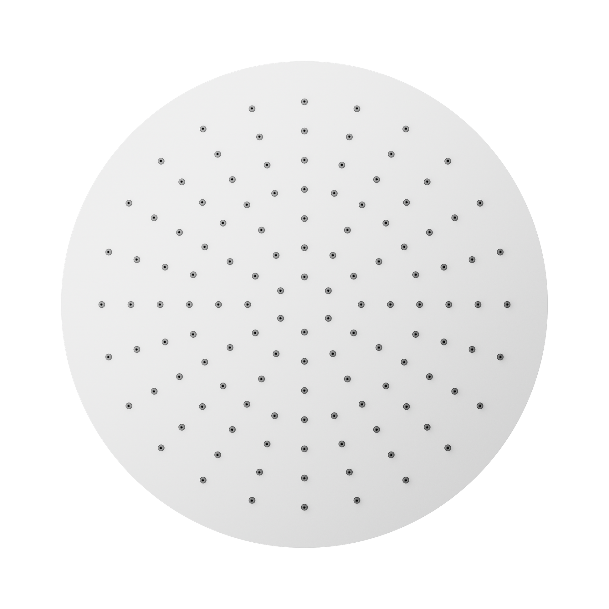 Nero 300mm Round Shower Head, Matte White