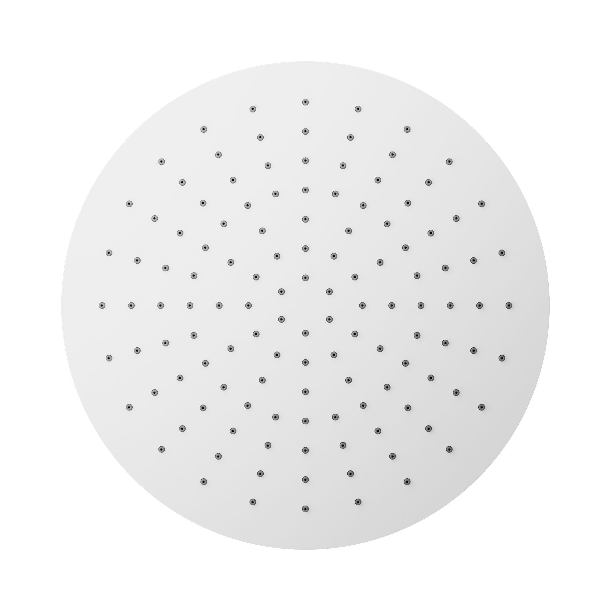 Nero 300mm Round Shower Head, Matte White