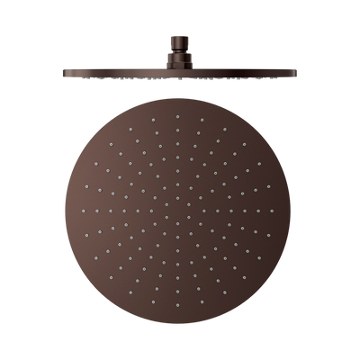 Nero 300mm Round Shower Head, Rome Bronze