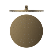 Nero 300mm Round Shower Head, Tumbled Antique Brass