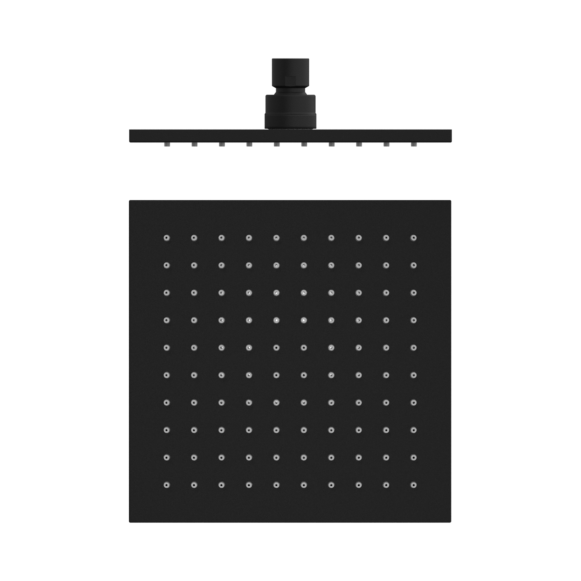 Nero 200mm Square Shower Head, Matte Black