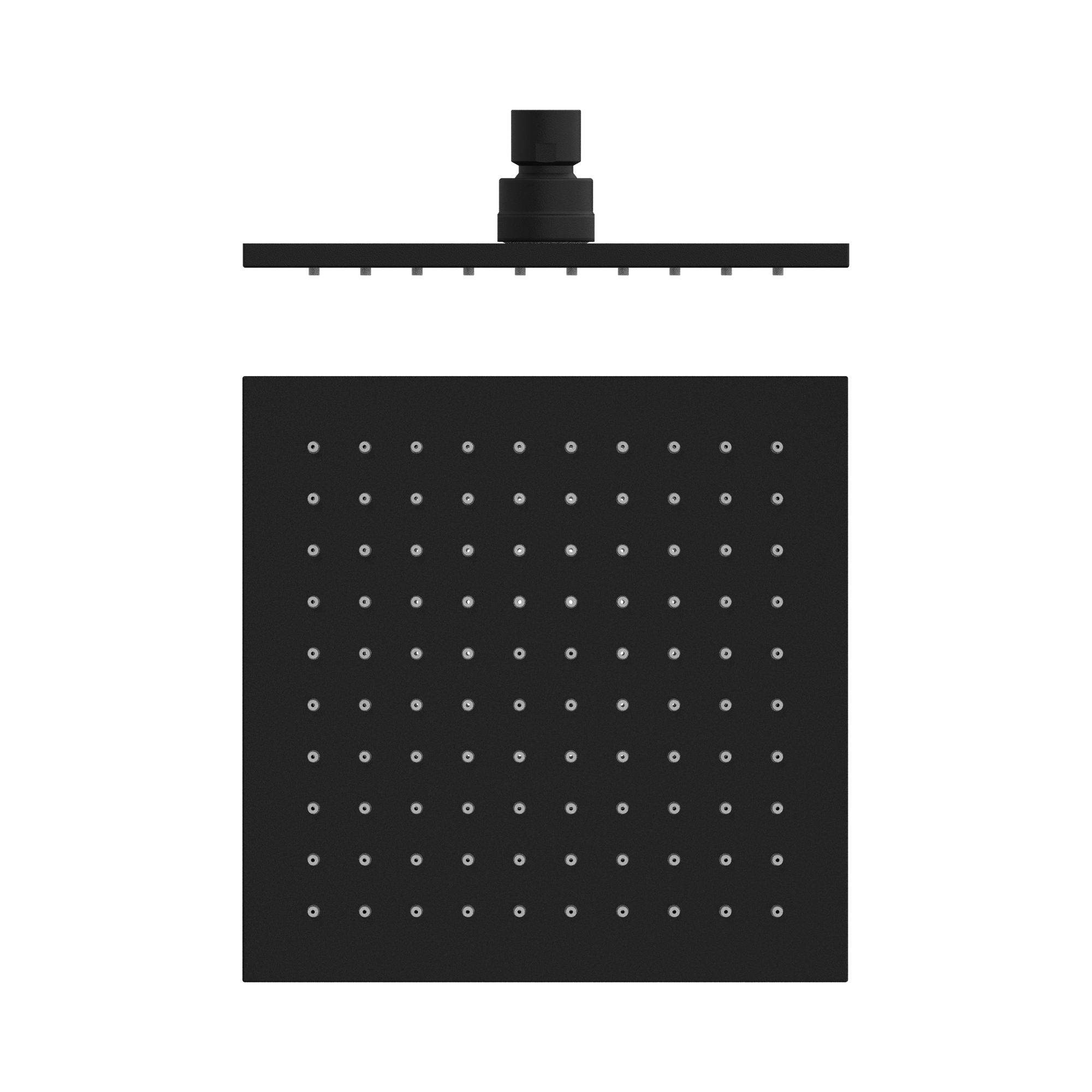 Nero 200mm Square Shower Head, Matte Black