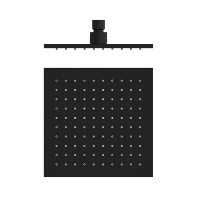 Nero 200mm Square Shower Head, Matte Black