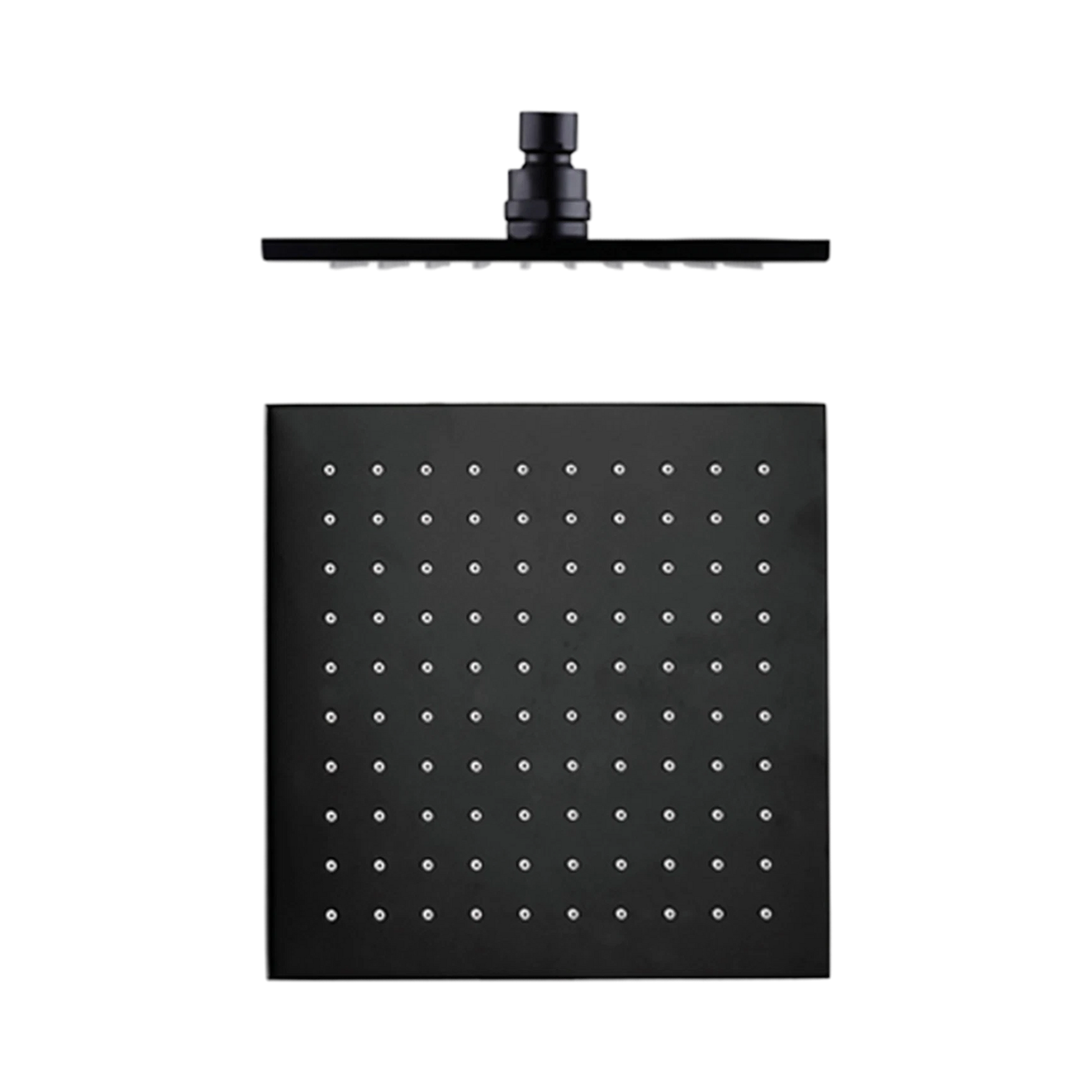 Nero 250mm Square Shower Head, Matte Black