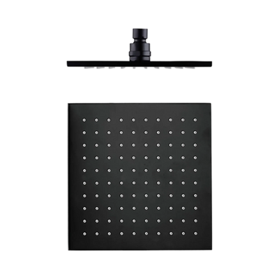 Nero 250mm Square Shower Head, Matte Black