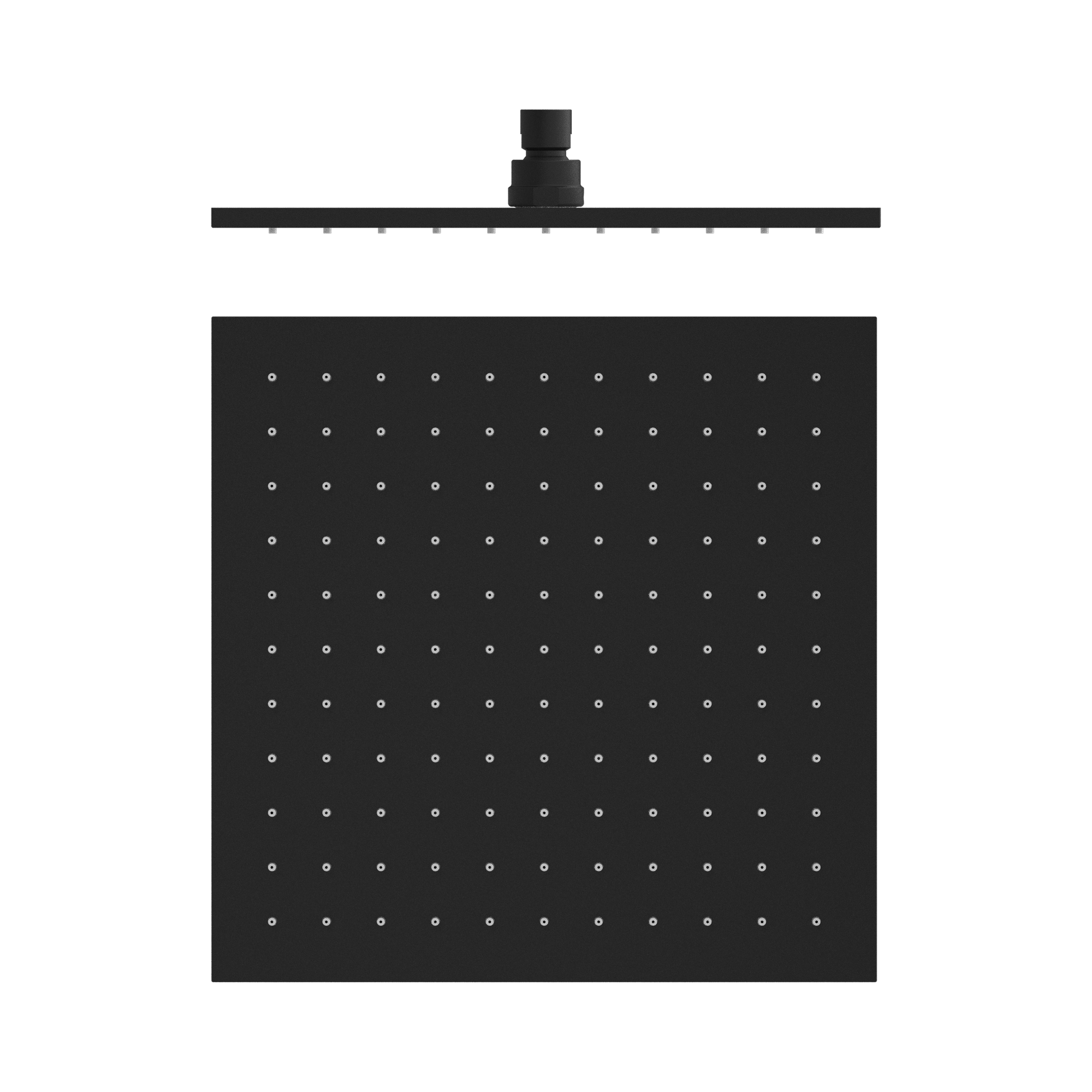 Nero 300mm Square Shower Head, Matte Black