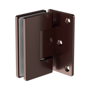 Nero 90 Degree Glass To Wall Shower Hinge 10mm Glass, Rome Bronze