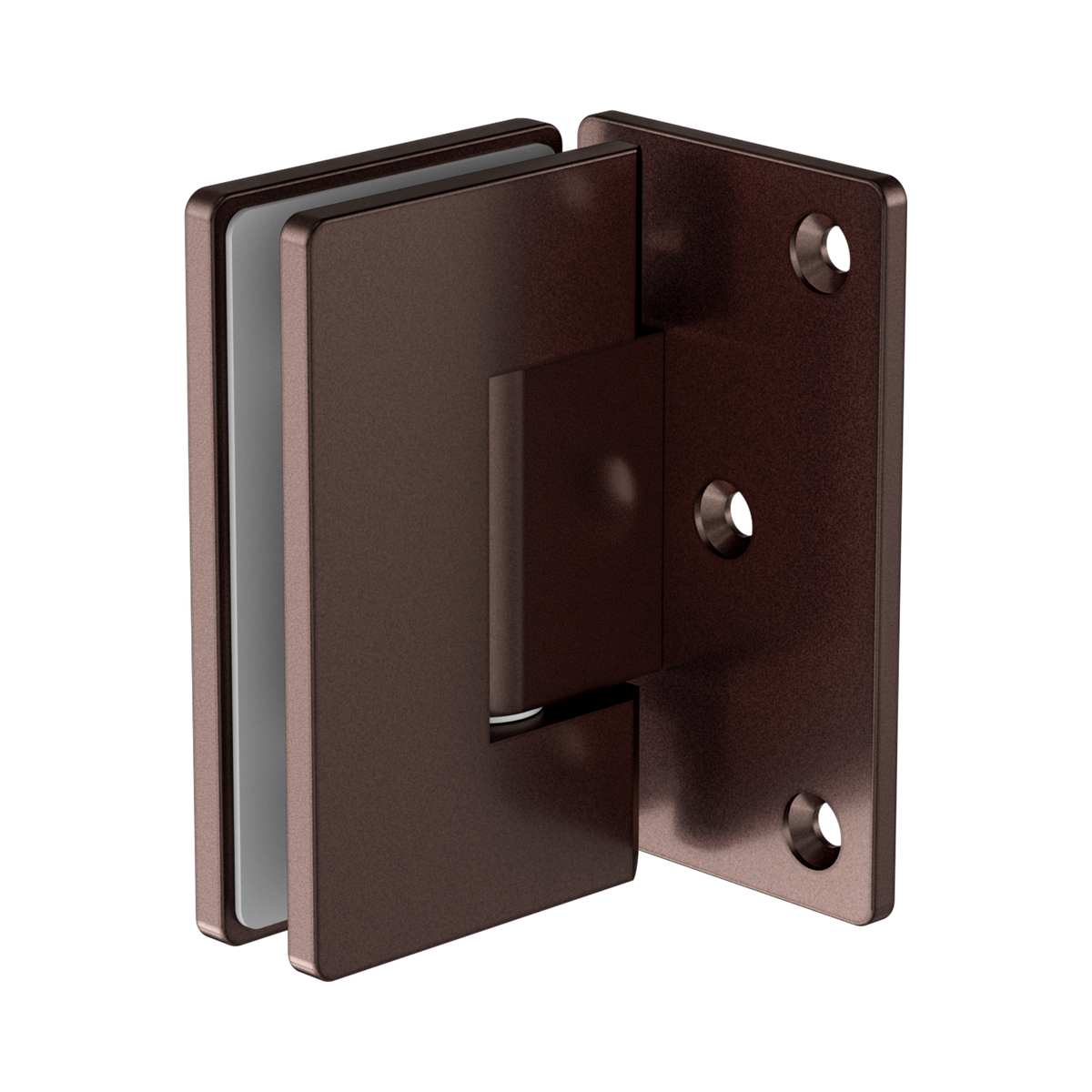 Nero 90 Degree Glass To Wall Shower Hinge 10mm Glass, Rome Bronze