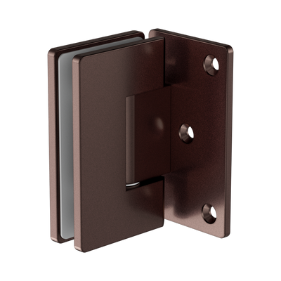 Nero 90 Degree Glass To Wall Shower Hinge 10mm Glass, Rome Bronze