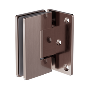 Nero 90 Degree Glass To Wall Shower Hinge 10mm Glass, Brushed Bronze