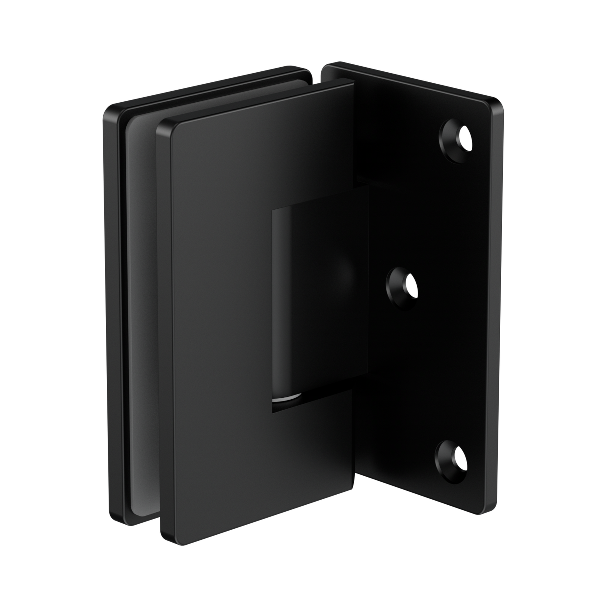 Nero 90 Degree Glass To Wall Shower Hinge 10mm Glass, Matte Black