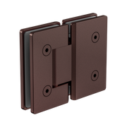 Nero 180 Degree Glass To Glass Shower Hinge 10mm Glass, Rome Bronze