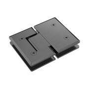 Nero 180 Degree Glass To Glass Shower Hinge 10mm Glass, Gun Metal