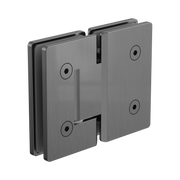 Nero 180 Degree Glass To Glass Shower Hinge 10mm Glass, Gun Metal