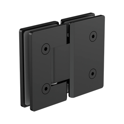 Nero 180 Degree Glass To Glass Shower Hinge 10mm Glass, Matte Black