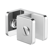 Nero Over-Panel Glass To Glass Fitting 10mm Glass, Chrome