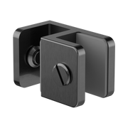 Nero Over-Panel Glass To Glass Fitting 10mm Glass, Gun Metal