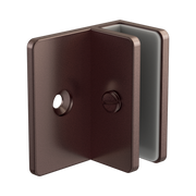 Nero Shower F Bracket 10mm Glass, Rome Bronze