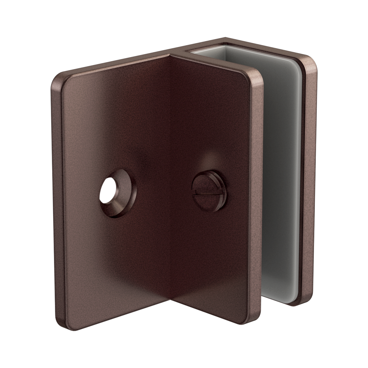Nero Shower F Bracket 10mm Glass, Rome Bronze