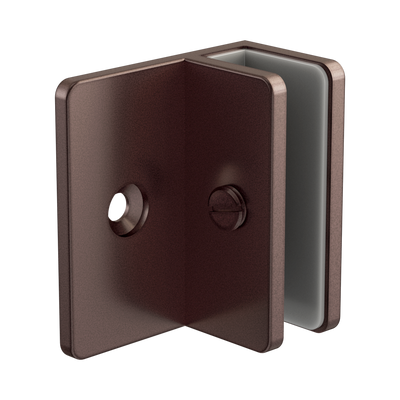 Nero Shower F Bracket 10mm Glass, Rome Bronze