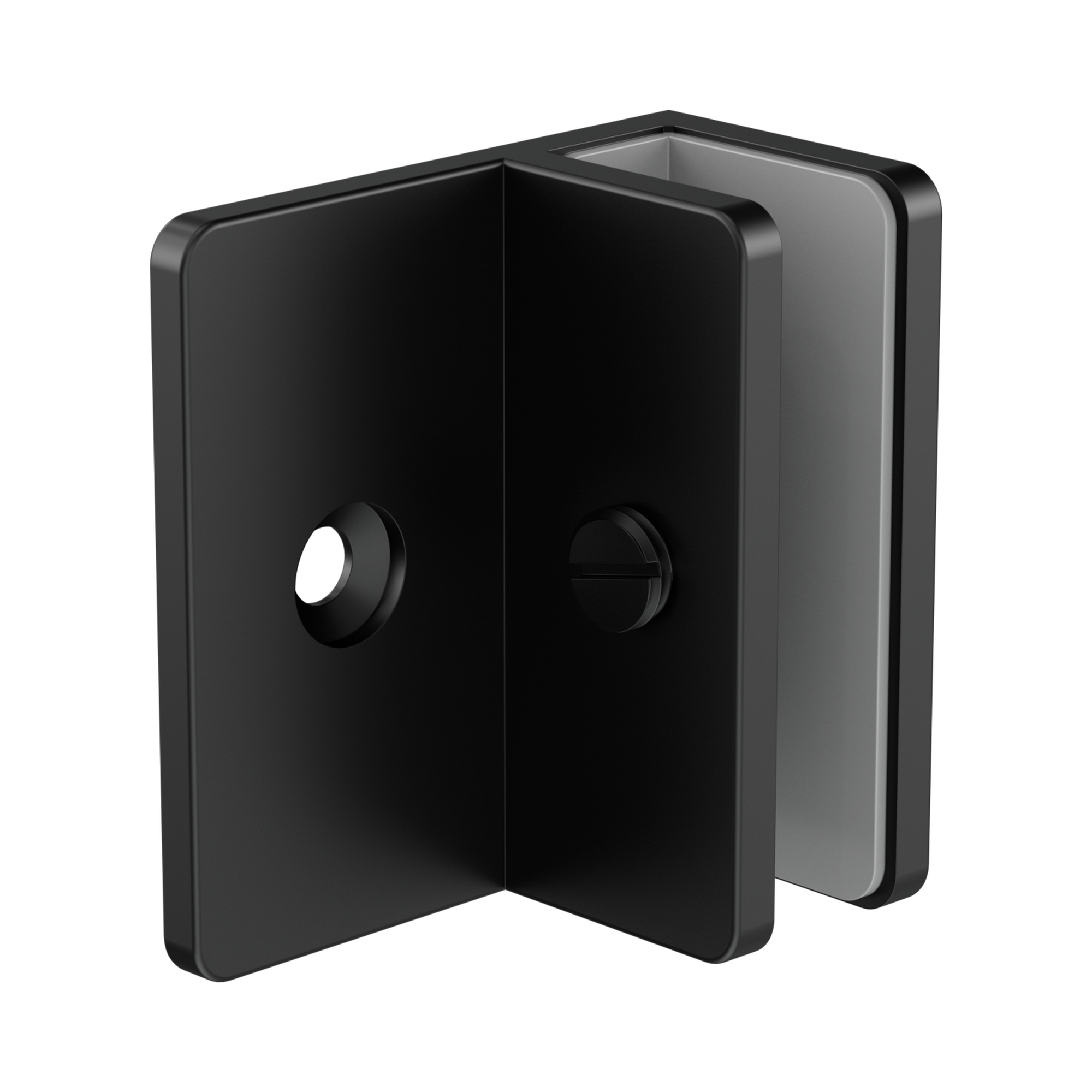 Nero Shower F Bracket 10mm Glass, Matte Black