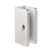 Nero Shower U Bracket 10mm Glass, Brushed Nickel