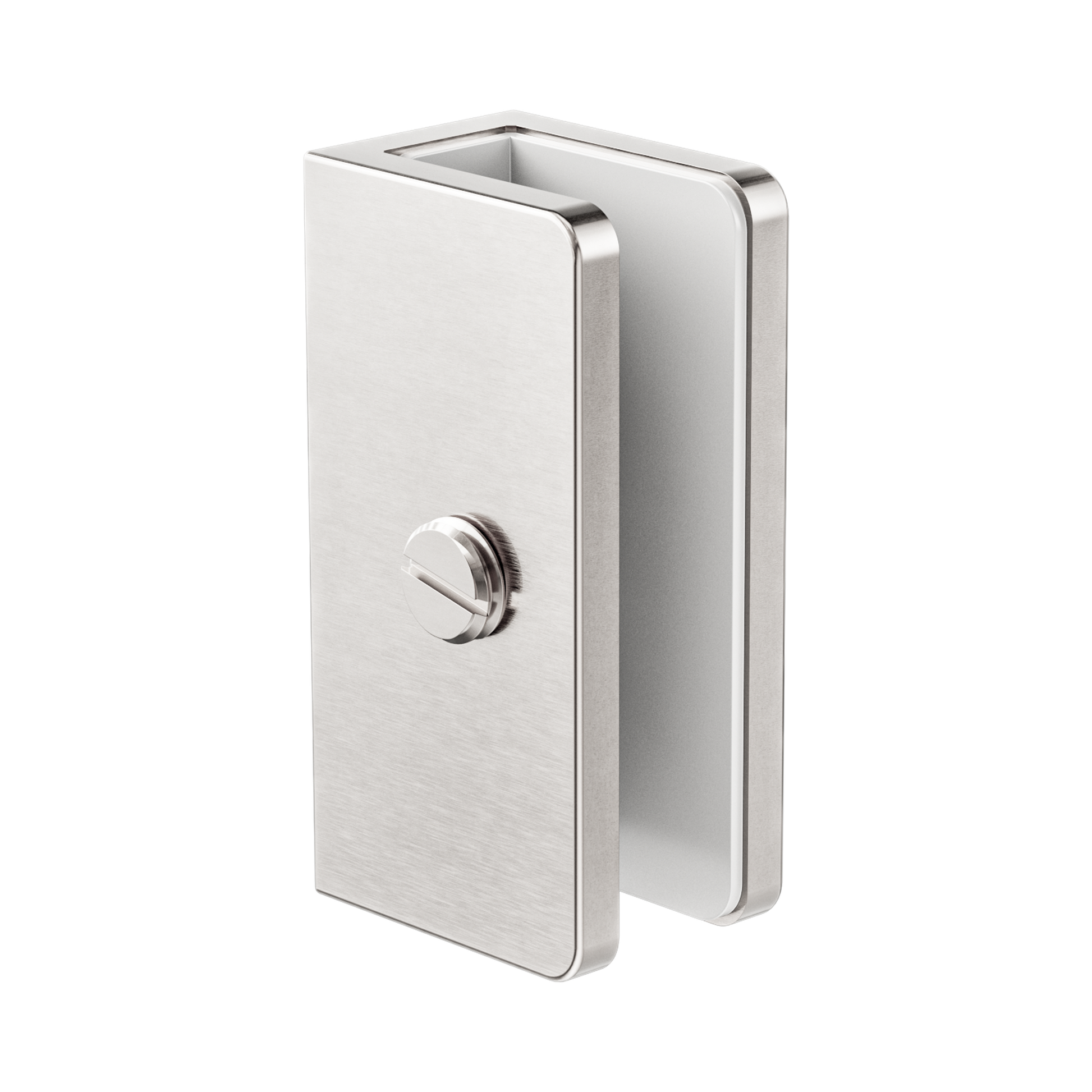 Nero Shower U Bracket 10mm Glass, Brushed Nickel