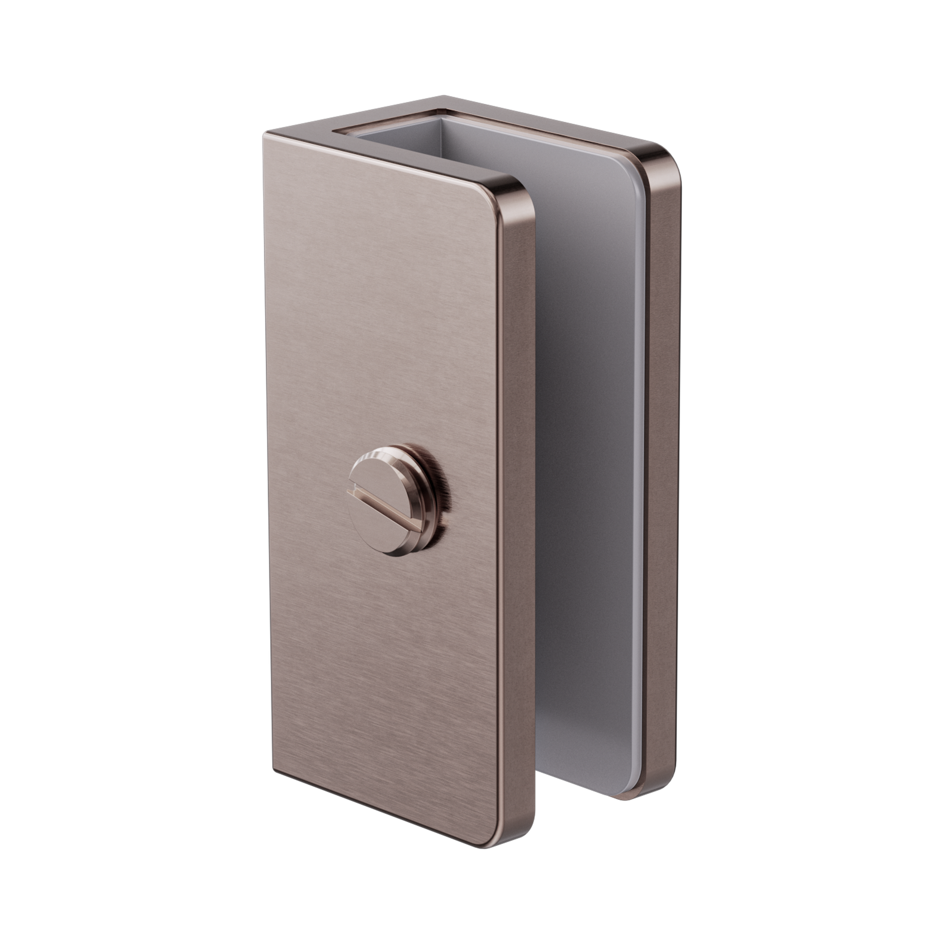 Nero Shower U Bracket 10mm Glass, Brushed Bronze