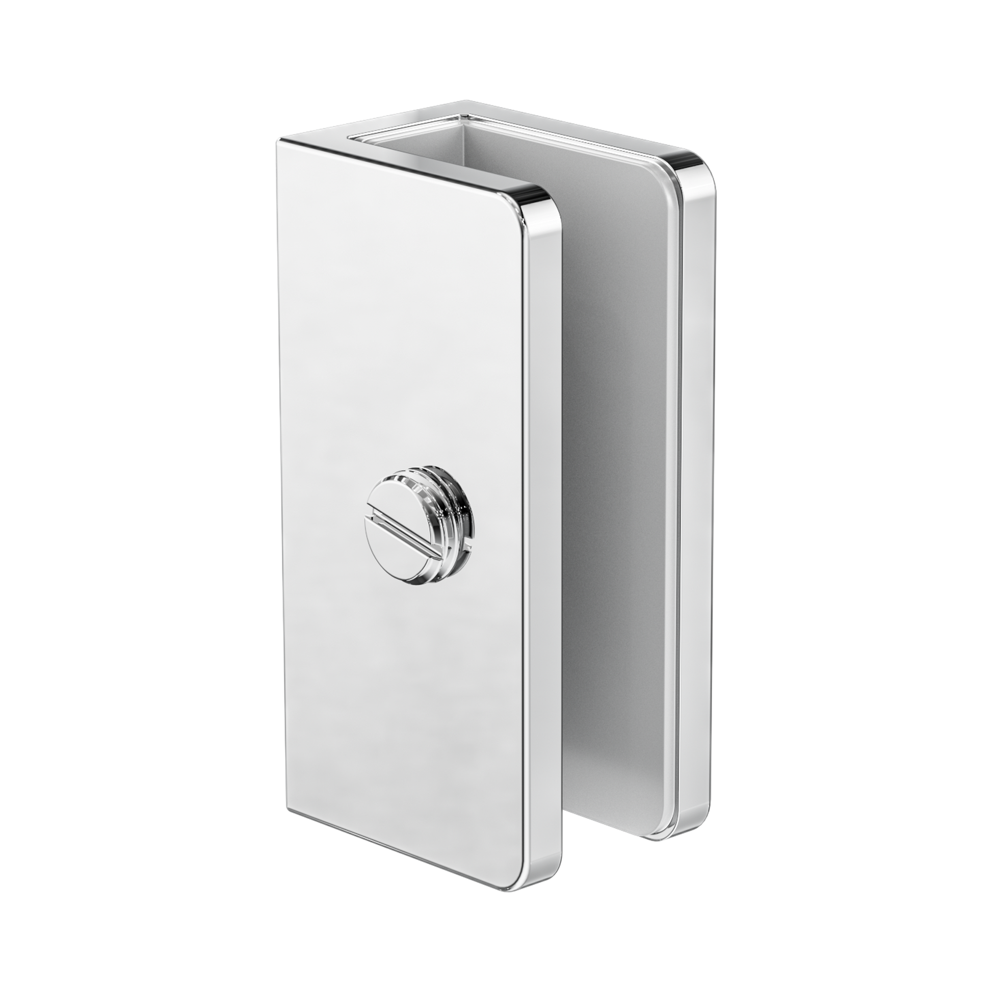 Nero Shower U Bracket 10mm Glass, Chrome