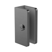 Nero Shower U Bracket 10mm Glass, Gun Metal