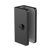 Nero Shower U Bracket 10mm Glass, Matte Black