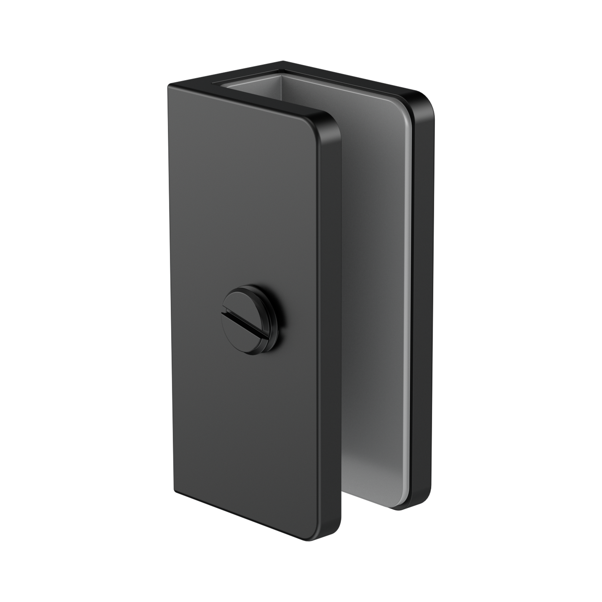 Nero Shower U Bracket 10mm Glass, Matte Black