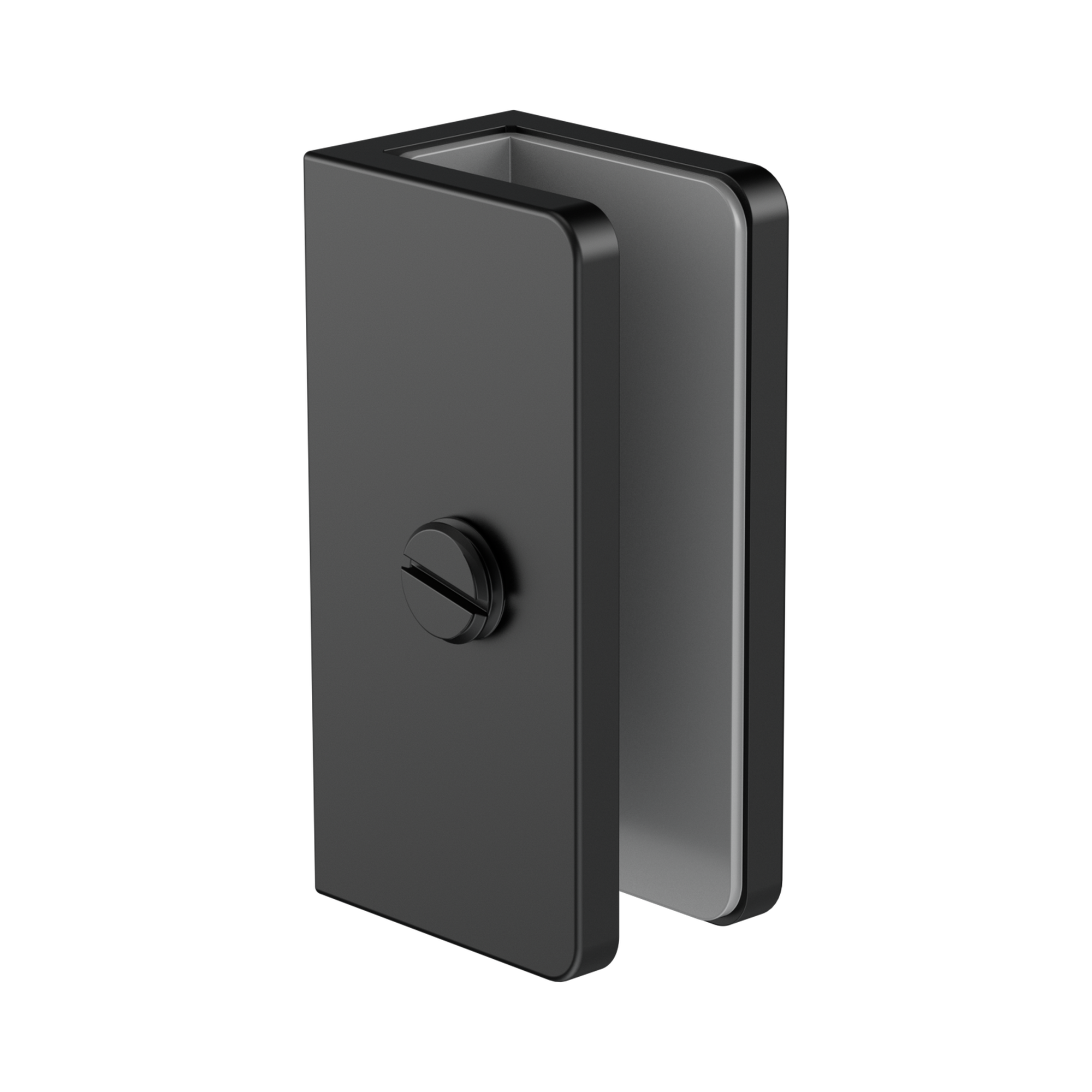 Nero Shower U Bracket 10mm Glass, Matte Black