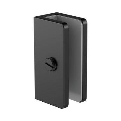 Nero Shower U Bracket 10mm Glass, Matte Black