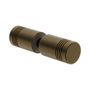 Nero Round Shower Knob, Tumbled Antique Brass