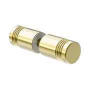 Nero Round Shower Knob, Brushed Gold