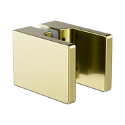 Nero Square Shower Knob Handle, Brushed Gold