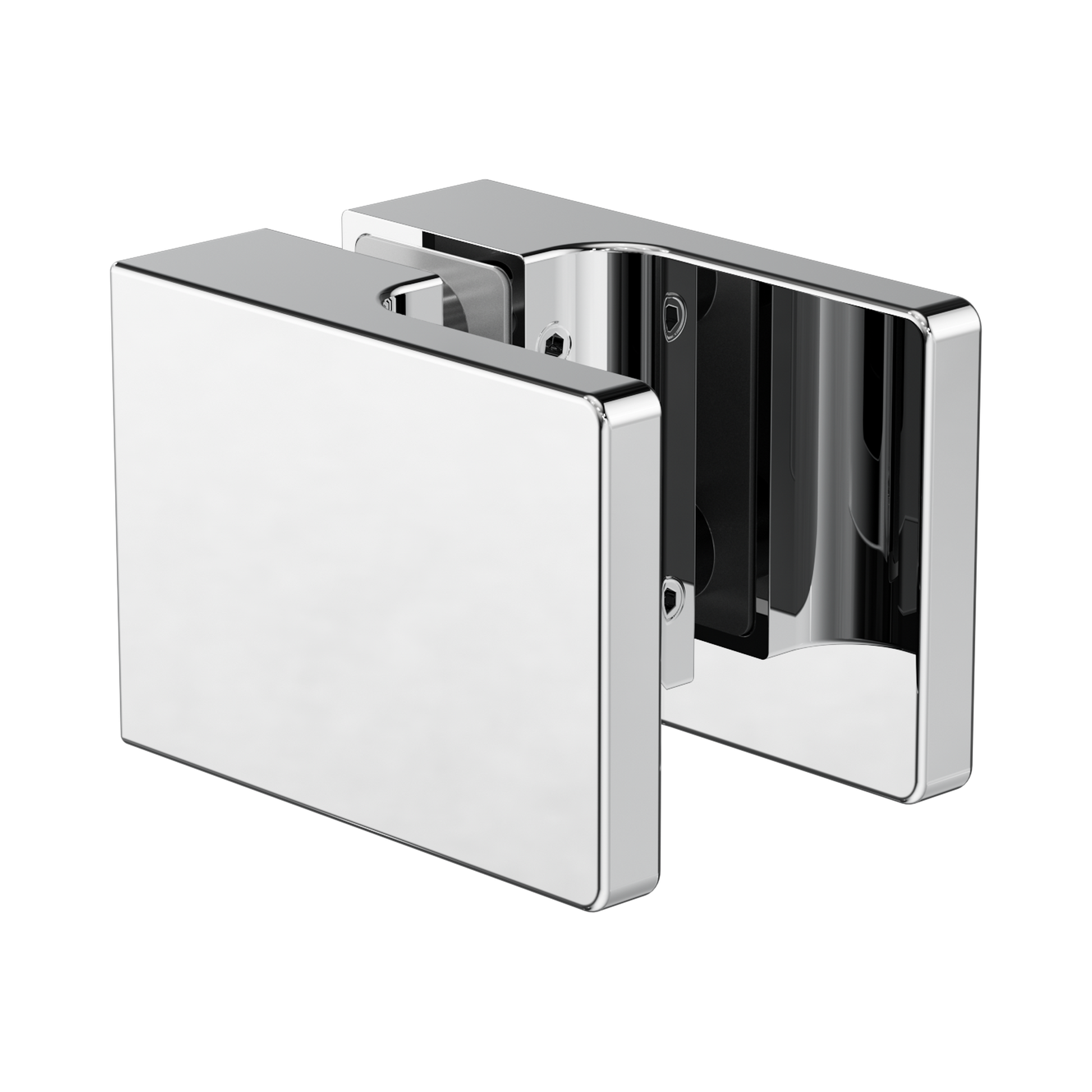 Nero Square Shower Knob Handle, Chrome
