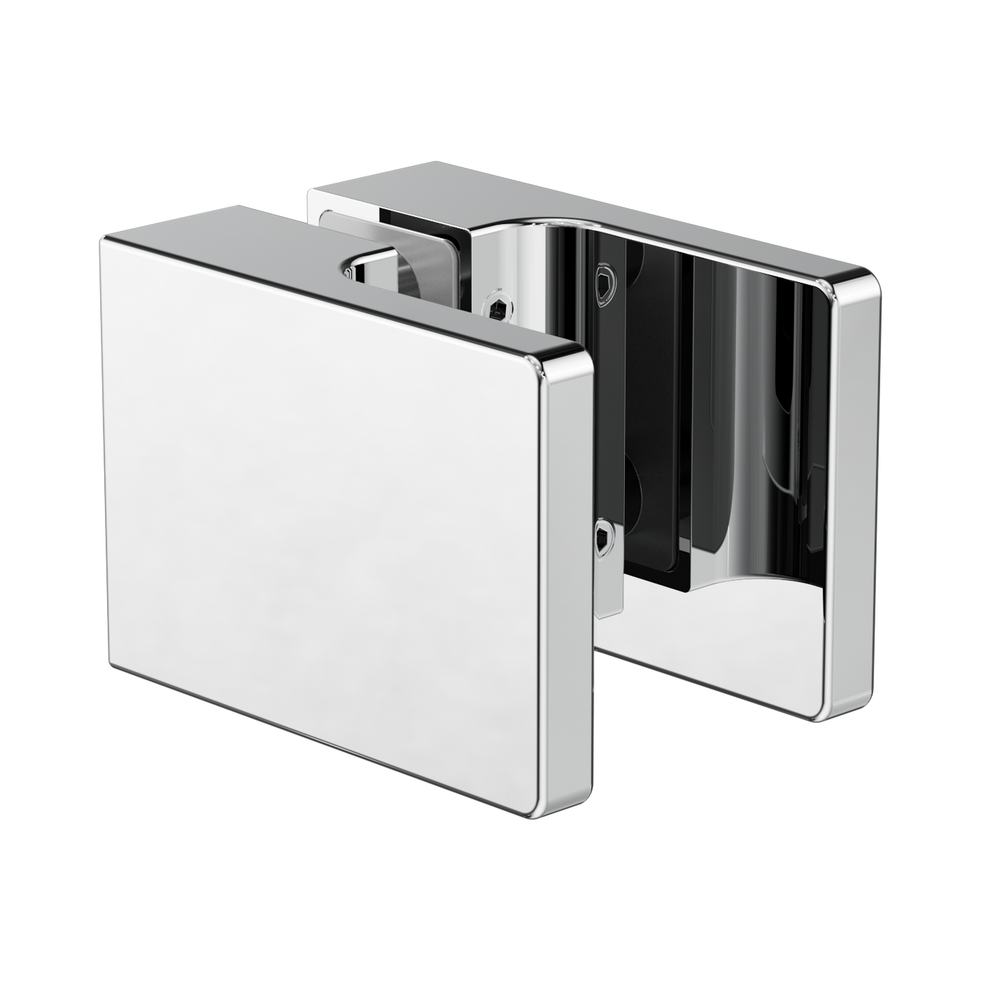 Nero Square Shower Knob Handle, Chrome