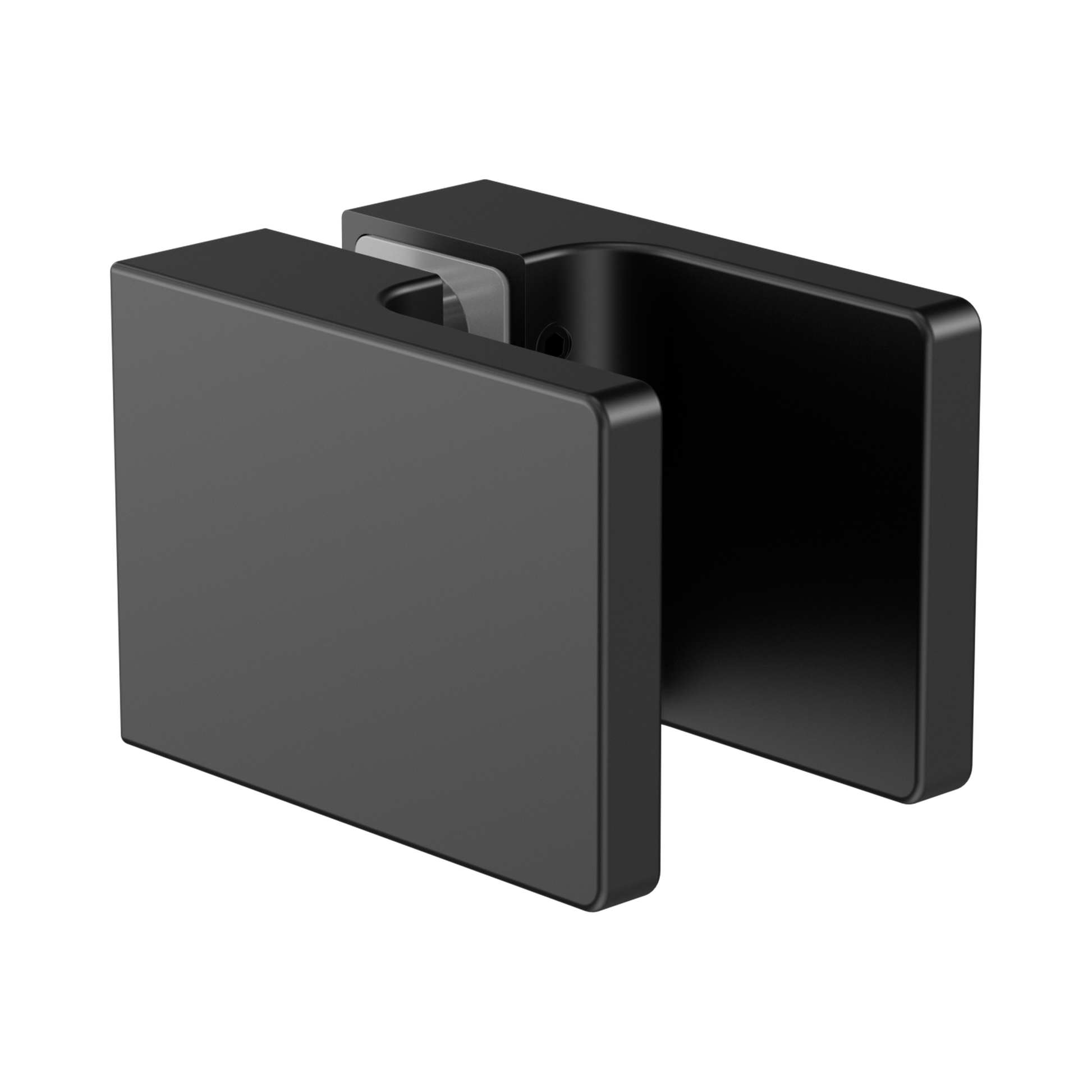 Nero Square Shower Knob Handle, Matte Black