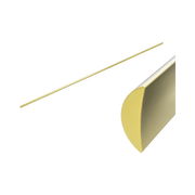 Nero Half Round Water Seal Rail 750mm, Brushed Gold