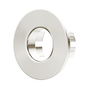 Nero Basin Overflow Ring Metal, Brushed Nickel