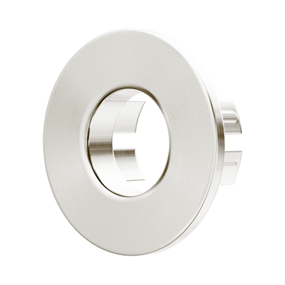 Nero Basin Overflow Ring Metal, Brushed Nickel