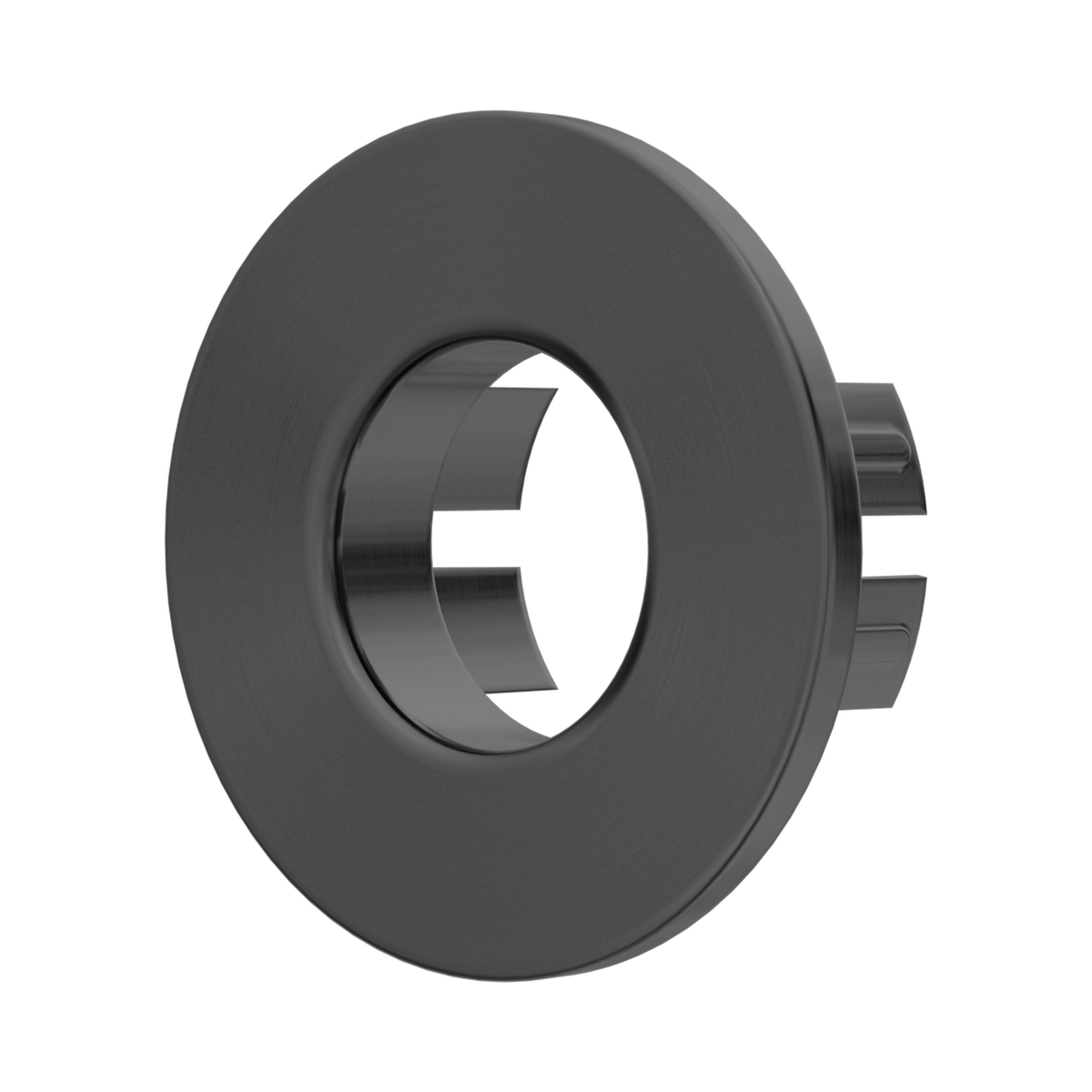 Nero Basin Overflow Ring Metal, Gun Metal